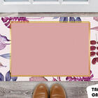 Tapete Capacho Personalizado Floral Enquadrado