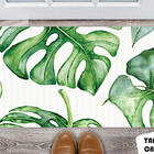 Tapete Capacho Personalizado Folhas Green