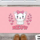Tapete Capacho Personalizado Gato Meow
