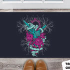 Tapete Capacho Personalizado Guns E Roses