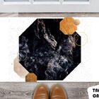 Tapete Capacho Personalizado Hexagono Estampa Universo