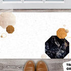 Tapete Capacho Personalizado Hexágono Lateral Universo