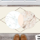 Tapete Capacho Personalizado Hexagonos Tumblr