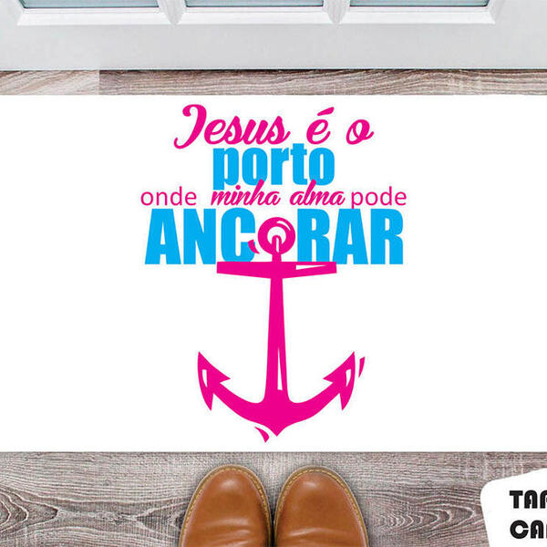 Tapete Capacho Personalizado Jesus É O Porto