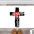 Tapete Capacho Personalizado Jesus Saves