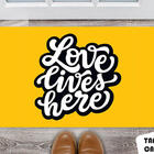 Tapete Capacho Personalizado Loves Live Here