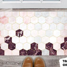 Tapete Capacho Personalizado Mármore Exagono