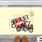 Tapete Capacho Personalizado Moto Street Motocicleta