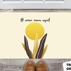 Tapete Capacho Personalizado O Amor Mora Aqui Por Do Sol