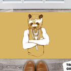 Tapete Capacho Personalizado Panda Gangsta