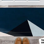 Tapete Capacho Personalizado Pirâmide Na Noite