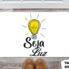 Tapete Capacho Personalizado Seja Luz