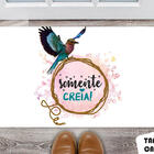 Tapete Capacho Personalizado Somente Creia
