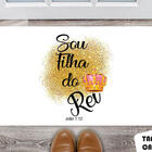 Tapete Capacho Personalizado Sou Filha Do Rei