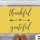 Tapete Capacho Personalizado Thankful Grateful