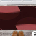 Tapete Capacho Personalizado Tons De Vermelho