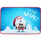 Tapete Capacho Porta Decoração Boas Festas Enfeite 39x59cm