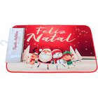 Tapete Capacho Porta Enfeite Feliz Natal Decoração 39x59cm