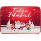Tapete Capacho Porta Enfeite Feliz Natal Decoração 39x59cm