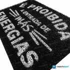 Tapete Capacho - Proibido A Entrada De Más Energias