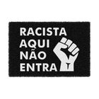 Tapete Capacho Racista Aqui Não Entra Vidas Negras Importam A