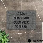 Tapete Capacho Seja Bem Vindo Vier P Bem 60x40 Casa Entrada