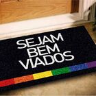 Tapete Capacho Sejam Bem Viados 60x40 Lgbtqia+ Casa Entrada