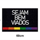 Tapete Capacho Sejam Bem Viados 60x40 Lgbtqia+ Casa Entrada