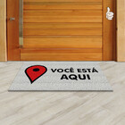 Tapete Capacho divertido você está Aqui