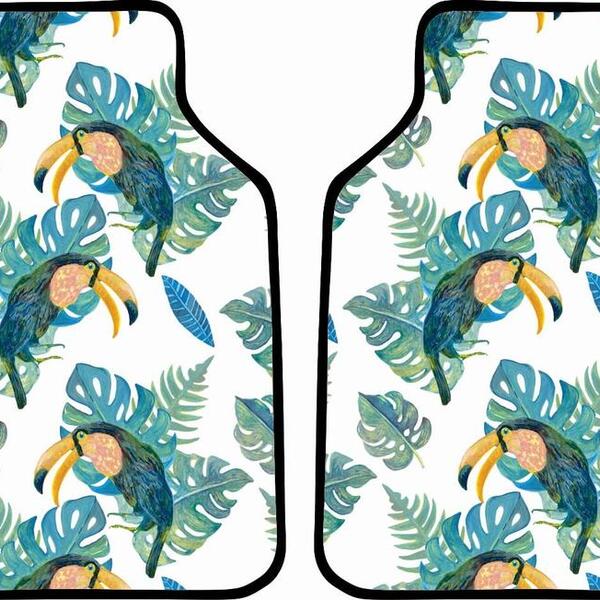 Tapete Carpete Automotivo Personalizado Universal Kit 2 Peças