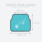 Tapete Carpete Automotivo Personalizado Universal Kit 2 Peças
