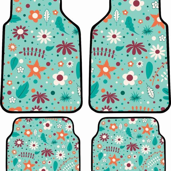 Tapete Carpete Automotivo Personalizado Universal Kit 4 Peças