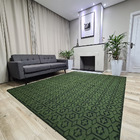 Tapete Carpete Sala Quarto Elegante Geométrico 1 00 X 1 50 -