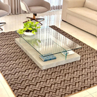 Tapete Carpete Sala Quarto Escritório 2,00x3,00 Zig Zag Marrom