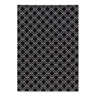 Tapete Casablanca 1,35 M X 2,50 M Antiderrapante - Preto