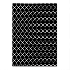 Tapete Casablanca 1,35 M X 2,50 M Antiderrapante - Preto Cotex