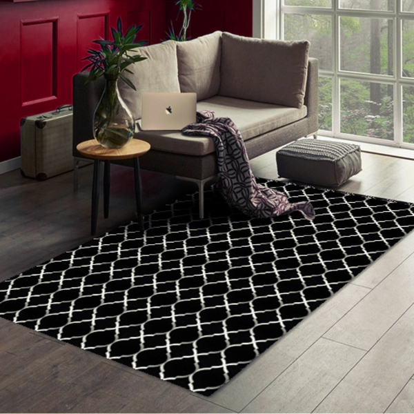 Tapete Casablanca Para Quarto 1,35 M X 2,00 M Antiderrapante