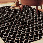 Tapete Casablanca Para Sala E Quarto 1,35 M X 2,00 M Antiderr