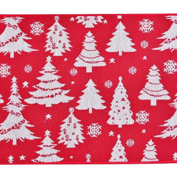 Tapete Cervena Vermelho Sortido 40x60cm Decoração De Natal