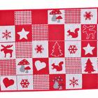 Tapete Cervena Vermelho Sortido 40x60cm Decoração De Natal