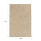 Tapete Charmin Retangular Shaggy (150x200 Cm) Natural