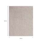 Tapete Charmin Retangular Shaggy (50x100 Cm) Platina