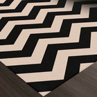 Tapete Chevrom Antiderrapante Sua Casa Moderna 100x140cm Pret