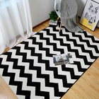 Tapete Chevrom Sala Quarto Antiderrapante Impermeável Moderno