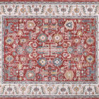 Tapete Cinza E Vermelho Geométrico Coliseo 04 200x250 7908006