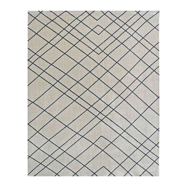 Tapete Classe A Retangular Saxony (200x250) Riscos Bege