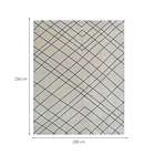 Tapete Classe A Retangular Saxony (200x250) Riscos Bege