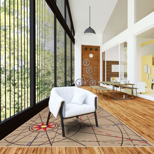 Tapete Cleankasa Hall Da Casa 1,50m X 2,00m Kapazi