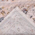 Tapete Retangular Coliseo Algodão Bege e Cinza Áreas Internas 2,5x3,1m Edantex