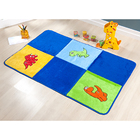 Tapete Colorido Infantil Pelúcia 1,20m X 74cm Antiderrapante